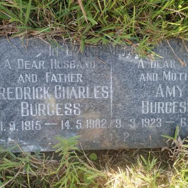 BURGESS Fredrick Charles 1915-1982 &amp; Amy 1923-2002