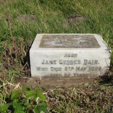 BAIN Jane Geddes -1899