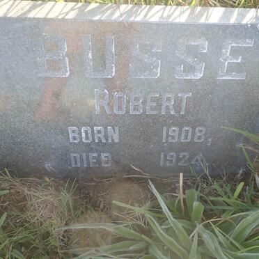 BUSSE Robert 1908-1924