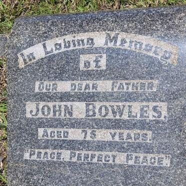 BOWLES John