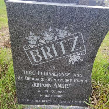 BRITZ Johann André 1952-1982