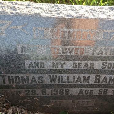 BAMFORD Thomas William -1966