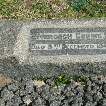CURRIE Murdoch -1941