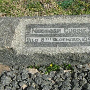 CURRIE Murdoch -1941
