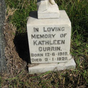 CURRIN Kathleen 1919-1920