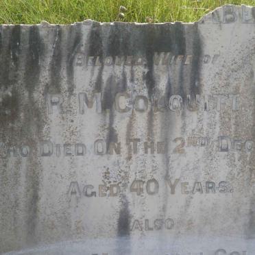 COLQUITT Richard Marshall -1918 &amp; ? Elizabeth -1912