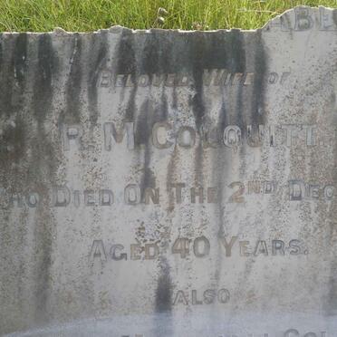 COLQUITT Richard Marshall -1918 &amp; ? Elizabeth -1912