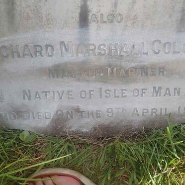 COLQUITT Richard Marshall -1918 &amp; ? Elizabeth -1912