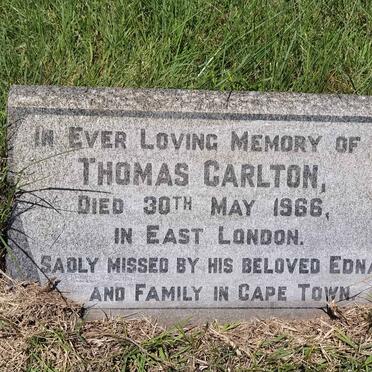 CARLTON Thomas -1966