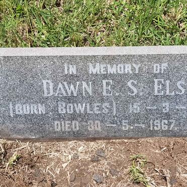 ELS Dawn E.S. nee BOWLES 1945-1967