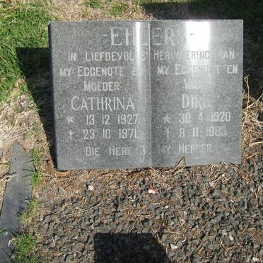EHLERS Dirk 1920-1983 &amp; Cathrina 1927-1971