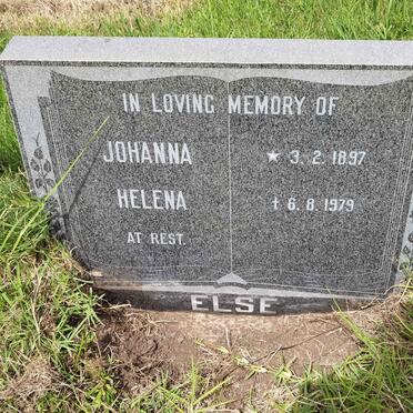 ELSE Johanna Helena 1897-1979