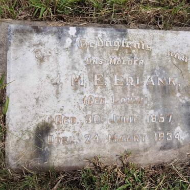 ERLANK J.M.E. nee LOUW 1857-1934