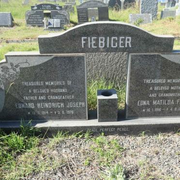 FIEBIGER Edward Heindrich Joseph 1914-1976 &amp; Edna Matilda Freda 1916-1988