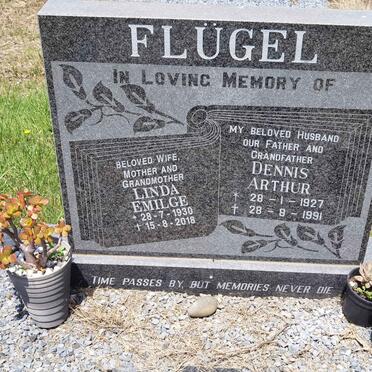 FLUGEL Dennis Arthur 1927-1991 &amp; Linda Emilge 1930-2018