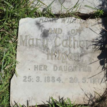 HILGEN Mary Catherine 1884-1971