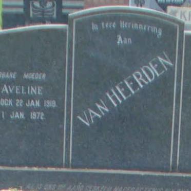 HEERDEN Pieter Willem, van 1908-1981 &amp; Ivy Aveline DALBOCK 1918-1972