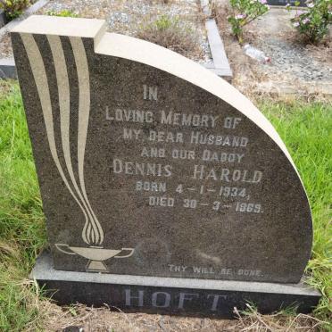 HOFT Dennis Harold 1934-1969