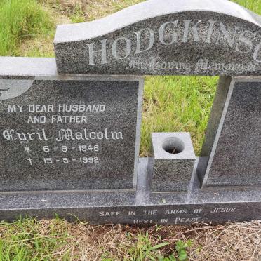 HODGKINSON Cyril Malcom 1946-1992