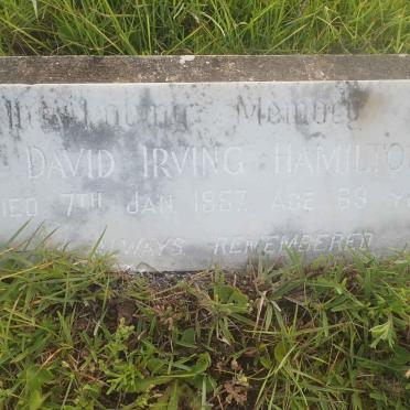 HAMILTON David Irving -1957