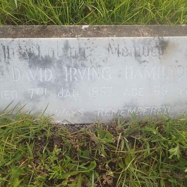HAMILTON David Irving -1957