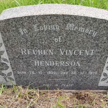 HENDERSON Reuben Vincent 1909-1970