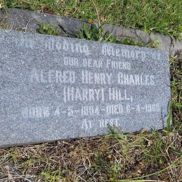 HILL Alfred Henry Charles 1894-1968