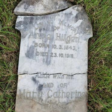 HILGEN Anne 1843-1918 :: HILGEN Mary Catherine 1884-1971