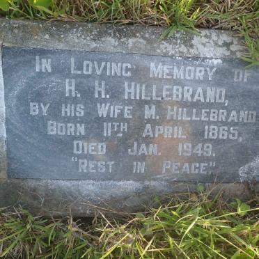 HILLEBRAND H.H. 1865-1949