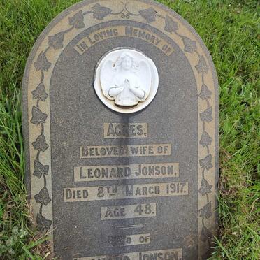 JONSON Leonard -1926 &amp; Agnes -1917