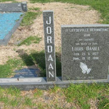 JORDAAN Louis Daniel 1927-1998 &amp; Johanna Adriana 1927-2000