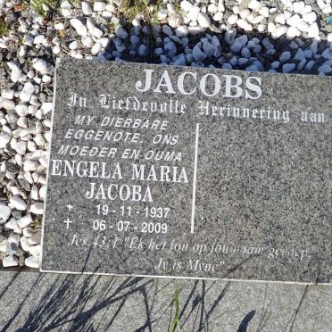 JACOBS Engela Maria Jacoba 1937-2009