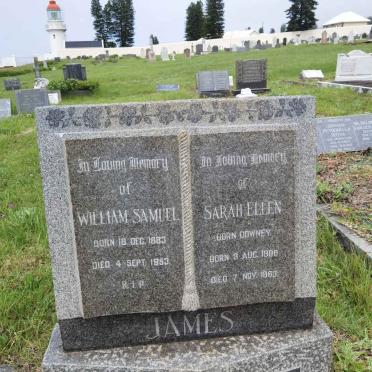 JAMES William Samuel 1883-1953 &amp; Sarah Ellen DOWNEY 1900-1963