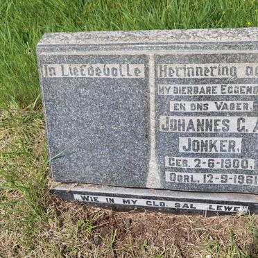 JONKER Johannes G.A 1900-1961