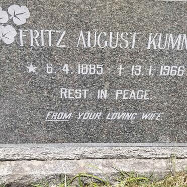 KUMM Fritz August 1885-1966