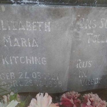 KITCHING Elizabeth Maria 1941-1999