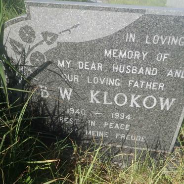 KLOKOW B.W. 1940-1994