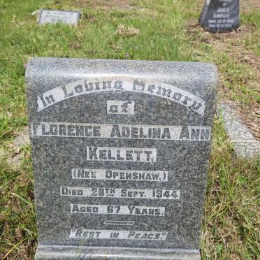 KELLETT Florence Adelina Ann nee OPENSHAW -1944
