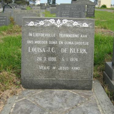 KLERK Louisa J.C., de 1890-1974