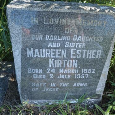 KIRTON Maureen Esther 1952-1957