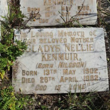 KENMUIR Gladys Nellie nee NILSSON 1902-1982