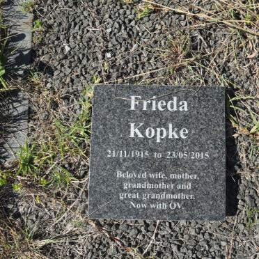 KOPKE Frieda 1915-2015