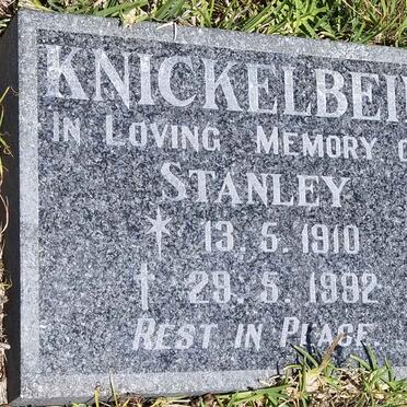 KNICKELBEIN Stanley 1910-1992