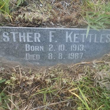 KETTLES Esther F. 1913-1987