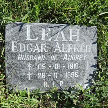 LEAH Edgar Alfred 1916-1995