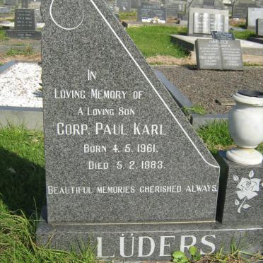 LÜDERS Paul Karl 1961-1983