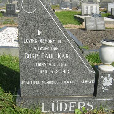 LÜDERS Paul Karl 1961-1983