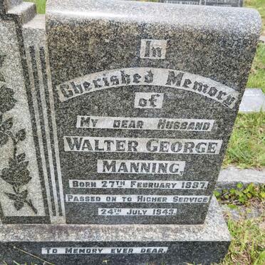 MANNING Walter George 1887-1943