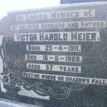 MEIER Victor Harold 1911-1968