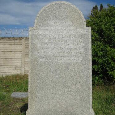 McCARTHY James Edward 1825-1874